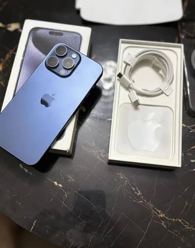 Apple iPhone 15 pro max complete box urgent sale wtp no 0327=9258381