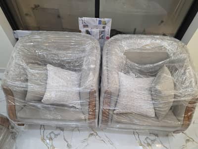 1 single sofa each unused