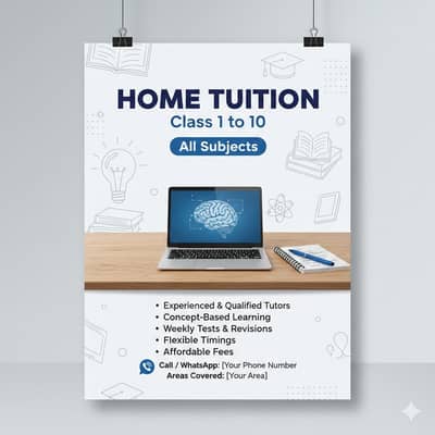 Home Tution for Class 1st to 10th