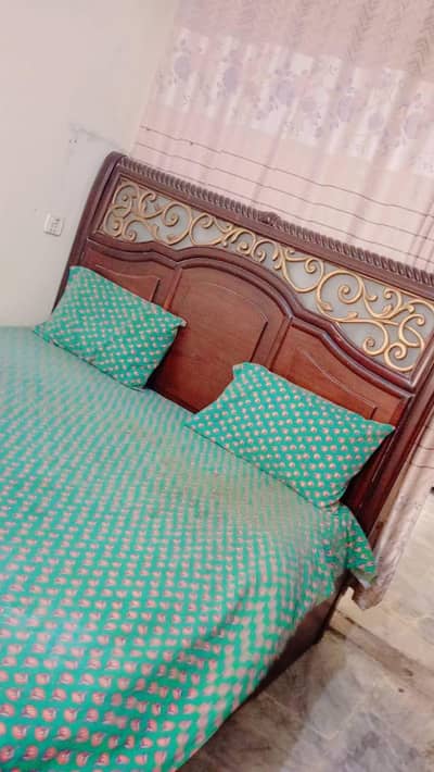 Big size bed , side table, dressing table and sofa