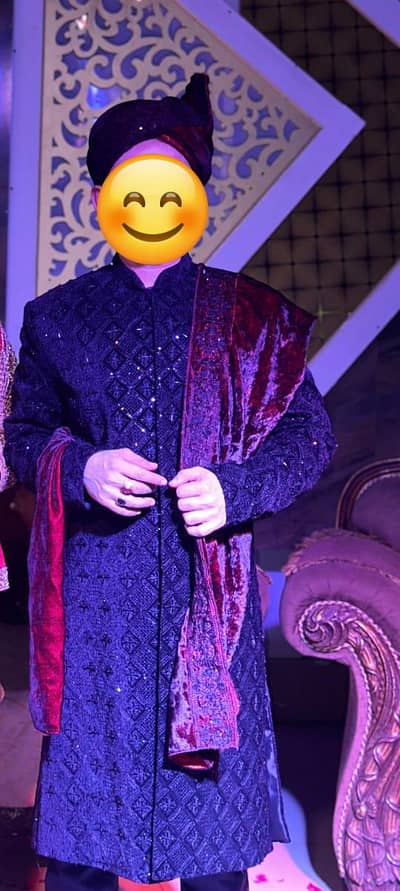 black Sherwani