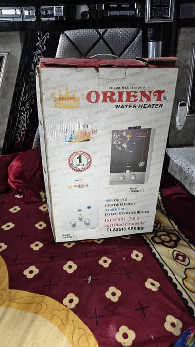 orient gas water heater