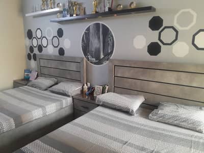 Queen Beds (two Pieces) with underbed storage, almost new, urgent sale