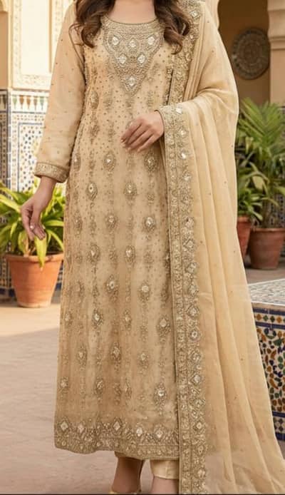 bridal and party wear maxi