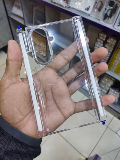 Samsung Galaxy Z TriFold Clear Hard Shell Back Case