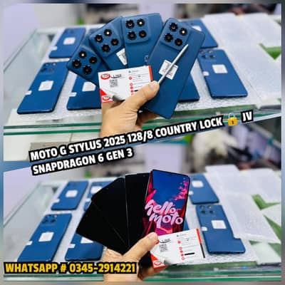 Motorola Moto G Stylus 2025 128/8 Snp 6 Gen 3 Water-Proof Warranty