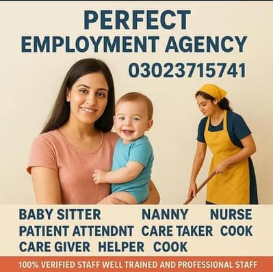 Baby sitter/Nanny /Maid /Nurse /Patient attendant/Caretaker /,Driver