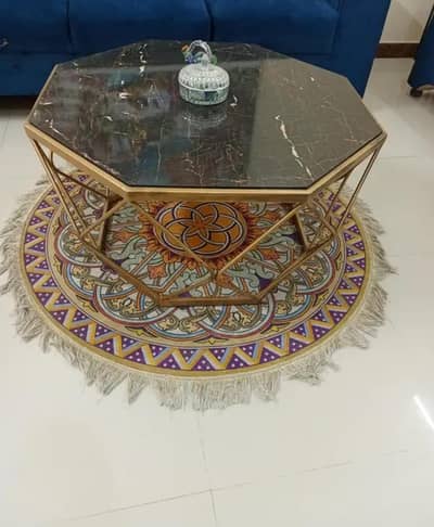 hexagonal shaped center table for sale