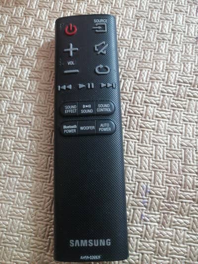 Samsung sound Bars remote