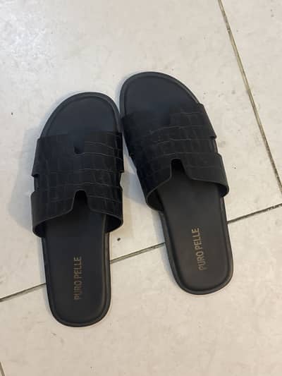 Puro pelle handmade slipper