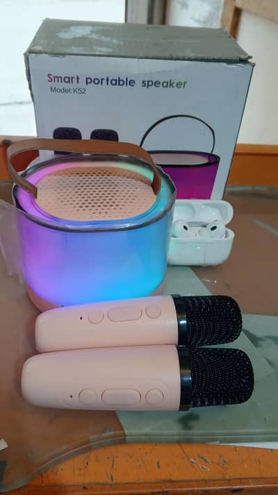 Bluetooth speaker  with  mic  and airbird f