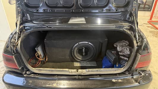 Pioneer Champion Double coil Woofer and Amplifier