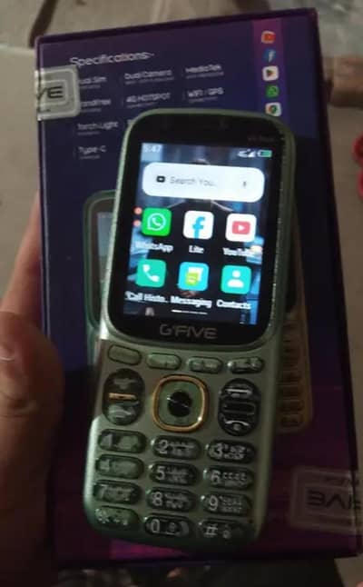 Gfive 4g style 2gb 16gb mobile with box charger