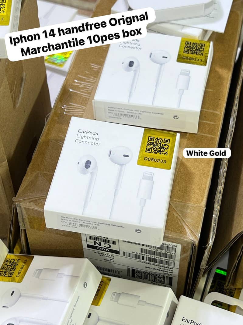 iphone All Accessories like cable handsfree Adoptor 5