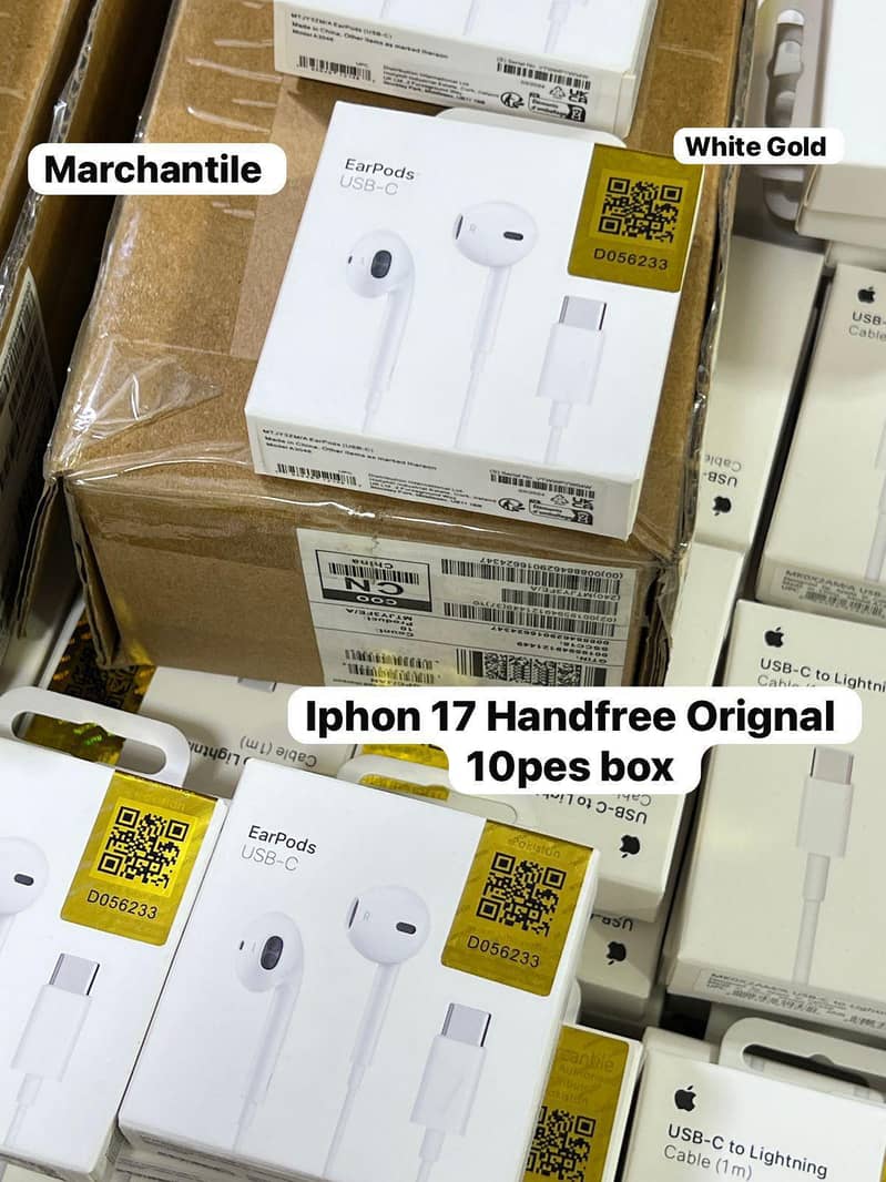 iphone All Accessories like cable handsfree Adoptor 6