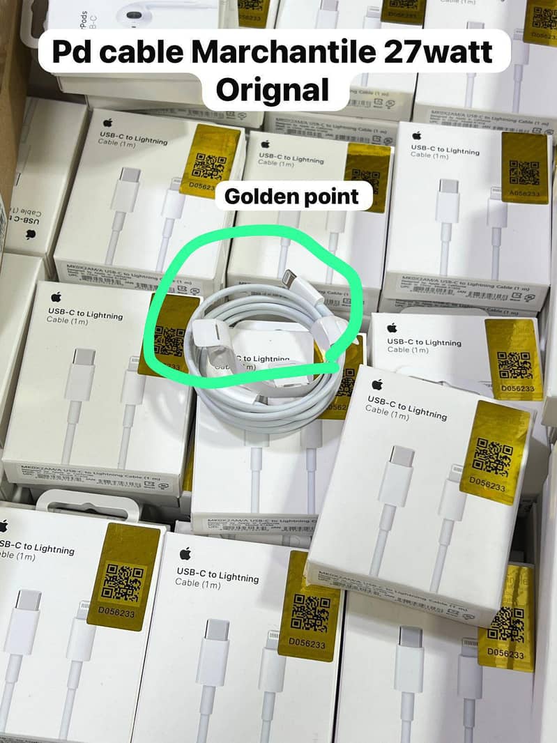 iphone All Accessories like cable handsfree Adoptor 7