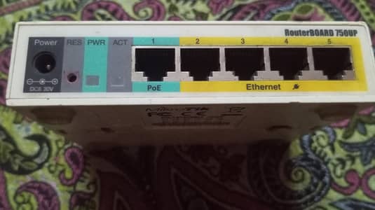 mikrotik router board 750