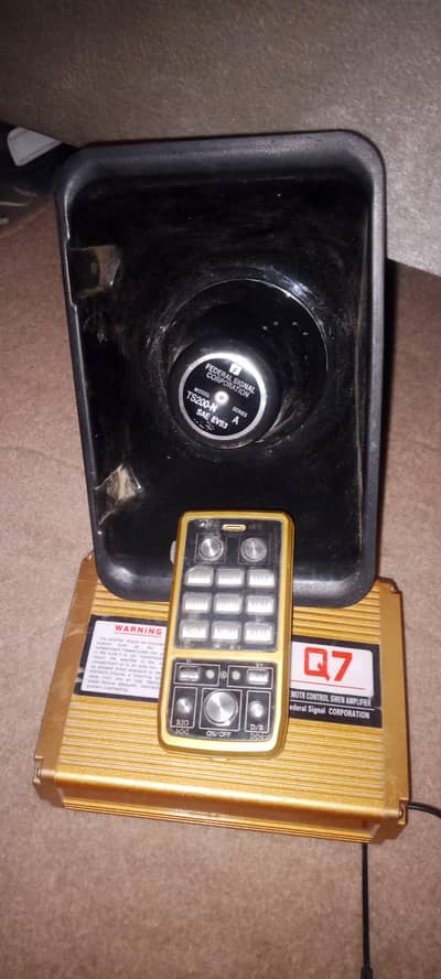 car siren and flashing lights led