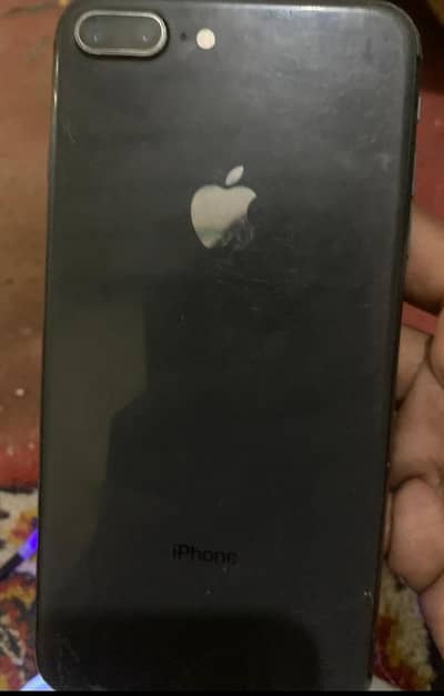 i phone 8 plus urgent sale condition 8 by 10 memeory 64 gb