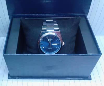 Tissot Men’s Quartz Watch – Stainless Steel – Day & Date