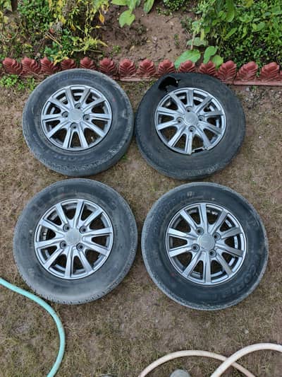 12 Inch Rims (4pcs) with 3 Tires (Read Full Post)