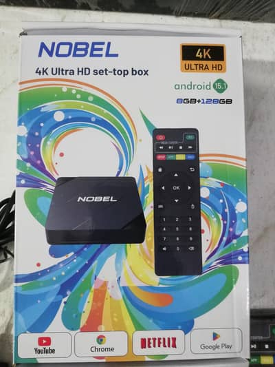 Nobel Android TV Box with 8/128 - Convert your normal TV into Smart