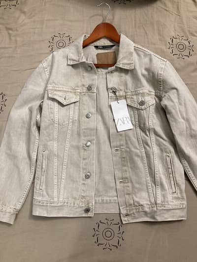 Zara White Denim Jacket - Brand anew - Original