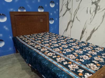 wooden single Bed