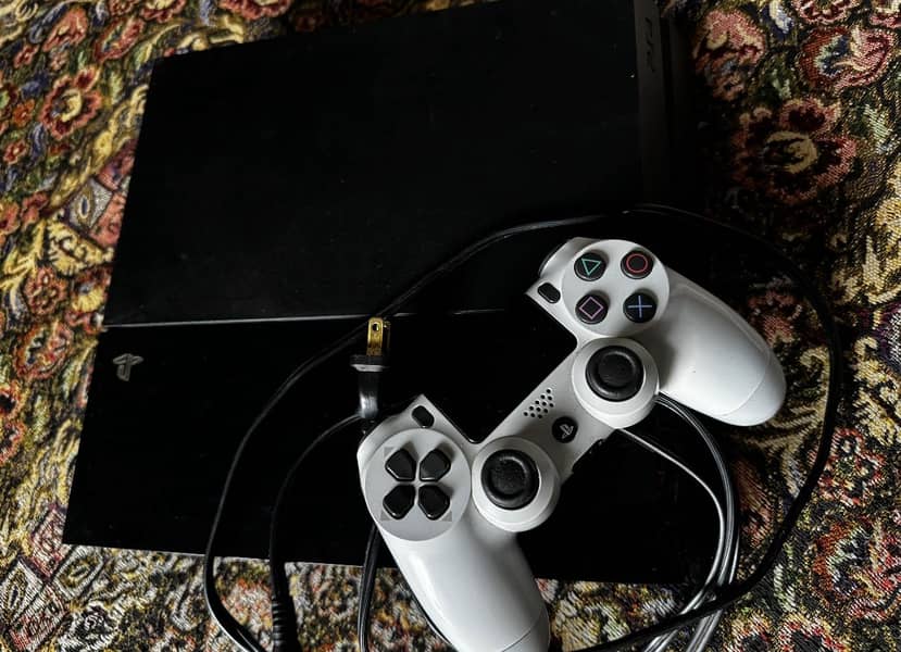 Playstation 4 Disk with a controller 0