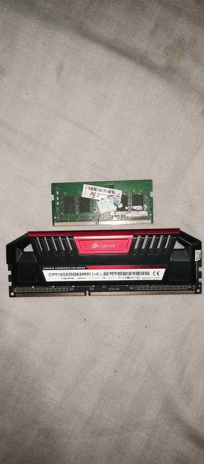 Corsair ddr4 2400mhz 8gb pc ram + laptop 2400 8gb ddr4 ram 100% tested