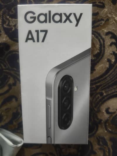 A17 new mobile just open box. sim not used.