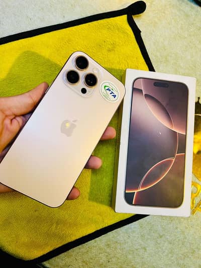 16 pro max 256 gb (pta approved)