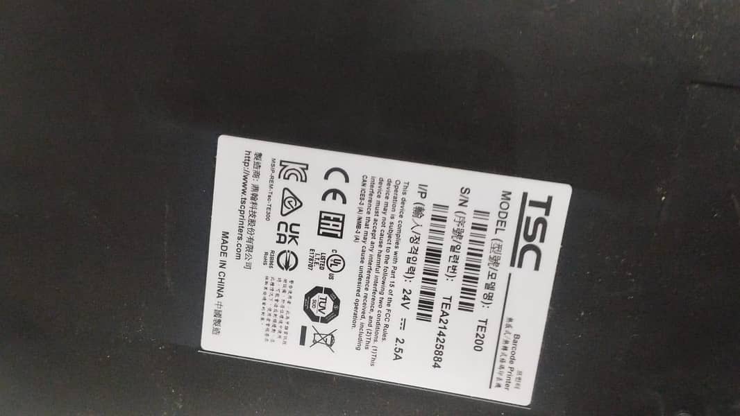 Bar code printer- TSC Company 0