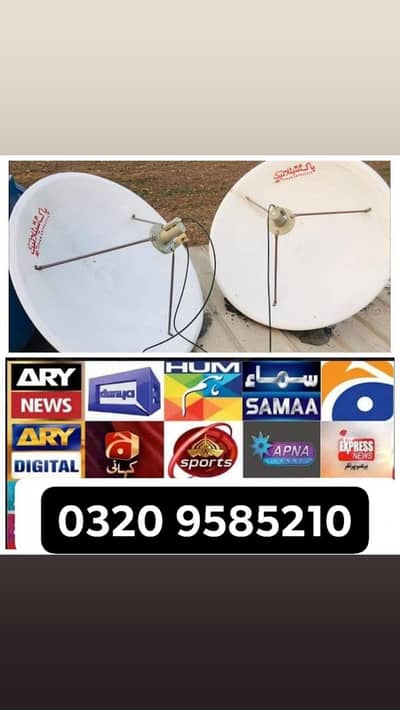 Dish antenna setting and installation 0320 9585210