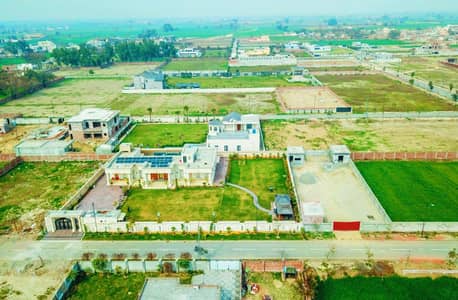 1 Kanal Farmhouse Plot for Sale at Investor Rate Ivy Green Farms House Barki Road