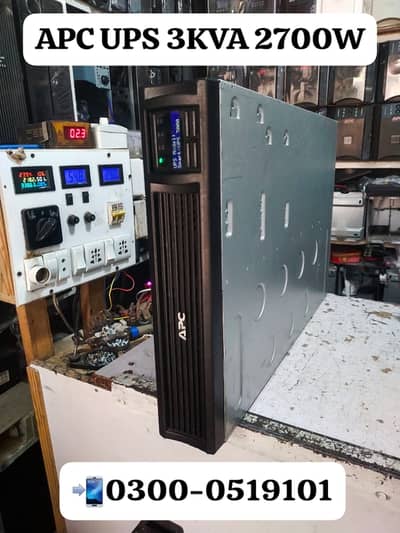 APC UPS 3KVA 2700WATT Pure Sine Wave Output For Sale in Lahore