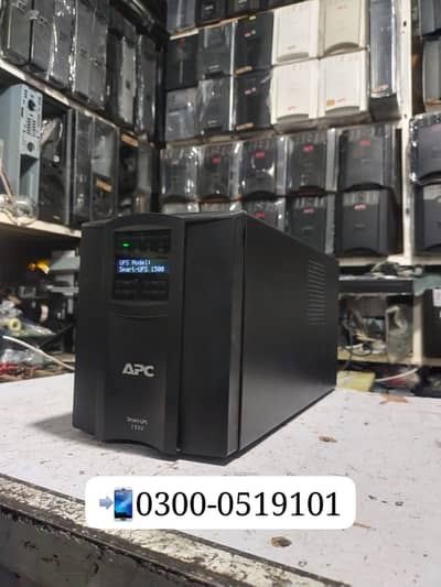 APC UPS 1500VA 1000WATT With LCD Display and Pure Sine Wave Output