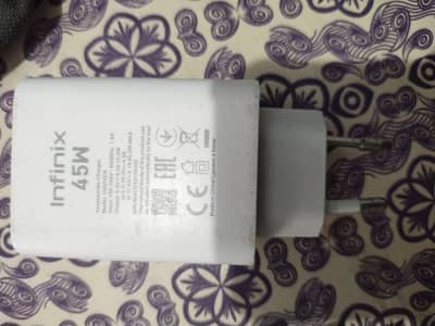 Infinix 45w charger Box Pulled Slightly Used