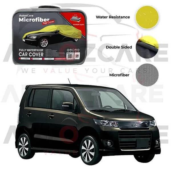 Suzuki Wagon R Stingray Microfiber Car Top Cover - Model 2012-2018