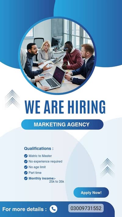 Part Time , Full Time Home Based Office Based