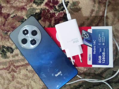 Redmi 14c complete box 10/10 condition no any single fault