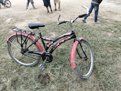 Red and Black Bicycles