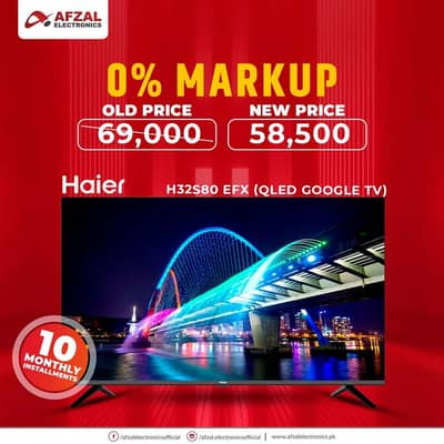 QLED Tv now on 0%markup