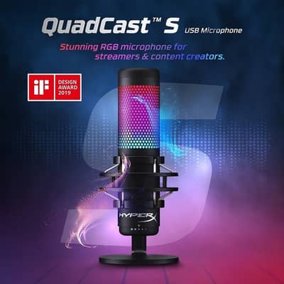 HyperX QuadCast s USB Microphone