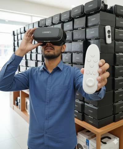 VR Headset With Remote (For Mobile)