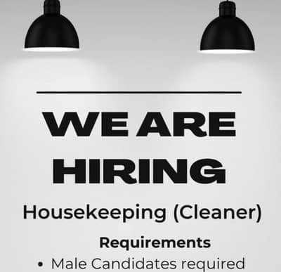 Cleaner Required for Hotel