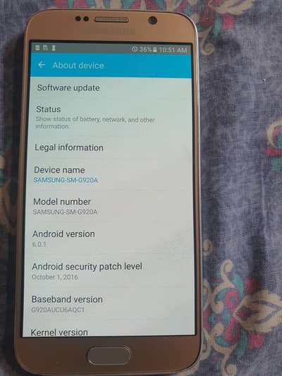 samsung s6 pta officail approve 128 gb