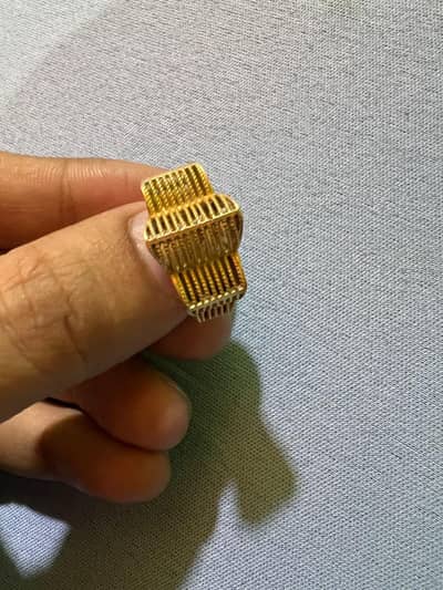GOLD RING 21 KARAT(With Original Slip)