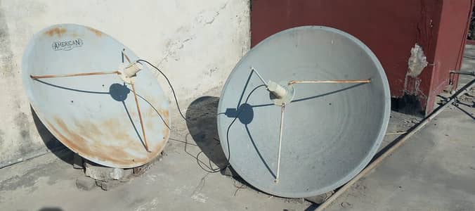 2 Dish antenna with receiver