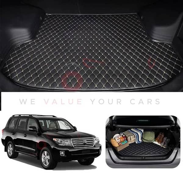 Toyota Land Cruiser LC200 V8 7D Custom Car Trunk Mat - Model 2007-2015